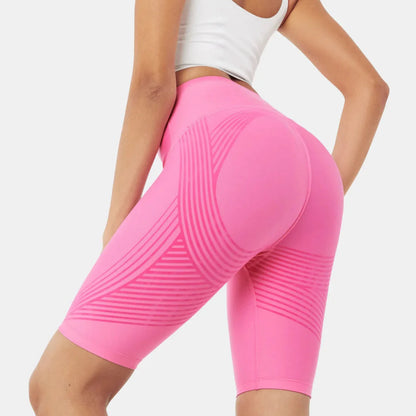 3D High-Waisted Shaping Shorts – Above the Knee